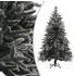 vidaXL Künstlicher Weihnachtsbaum Beschneit grün 150 cm PE (328493)