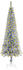 vidaXL Weihnachtsbaum Schlank mit LEDs silber 210 cm (3078011)