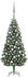 vidaXL Künstlicher Weihnachtsbaum mit LEDs, Kugeln & Zapfen 180 cm (3077896)