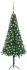vidaXL Künstlicher Eck-Weihnachtsbaum LEDs & Kugeln grün 240 cm (3077946)