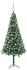 vidaXL Künstlicher Eck-Weihnachtsbaum LEDs & Kugeln grün 150 cm (3077953)