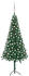 vidaXL Künstlicher Eck-Weihnachtsbaum LEDs & Kugeln grün 240 cm (3077956)