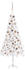 vidaXL Künstlicher Eck-Weihnachtsbaum LEDs & Kugeln weiß 120 cm (3077957)