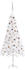 vidaXL Künstlicher Eck-Weihnachtsbaum LEDs & Kugeln weiß 210 cm (3077960)