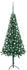 vidaXL Künstlicher Eck-Weihnachtsbaum LEDs & Kugeln grün 180 cm (3077964)