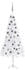 vidaXL Künstlicher Eck-Weihnachtsbaum LEDs & Kugeln weiß 120 cm (3077967)