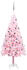 vidaXL Künstlicher Weihnachtsbaum mit LEDs & Kugeln Rosa 180 cm (3077671)