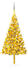 vidaXL Künstlicher Weihnachtsbaum mit LEDs & Kugeln gold 180cm (3077691)