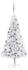 vidaXL Künstlicher Weihnachtsbaum mit LEDs & Kugeln silber 150cm (3077695)