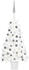 vidaXL Künstlicher Weihnachtsbaum mit LEDs & Kugeln weiß 65 cm (3077716)
