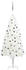 vidaXL Künstlicher Weihnachtsbaum mit LEDs & Kugeln weiß 150 cm (3077719)