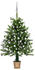 vidaXL Künstlicher Weihnachtsbaum mit LEDs & Kugeln 90 cm grün (3077724)