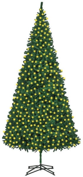 vidaXL Künstlicher Weihnachtsbaum mit LEDs 500 cm grün (3077739)