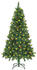 vidaXL Künstlicher Weihnachtsbaum mit LEDs Kiefernzapfen grün 150 cm (3077743)