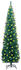 vidaXL Künstlicher Weihnachtsbaum Schmal LEDs Ständer grün 210 cm (3077752)