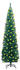 vidaXL Künstlicher Weihnachtsbaum Schmal LEDs Ständer grün 240 cm (3077753)