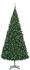 vidaXL Künstlicher Weihnachtsbaum mit LEDs & Kugeln 500 cm grün (3077792)