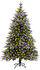 vidaXL Künstlicher Weihnachtsbaum mit Schnee und LEDs 210 cm & PE (3077786)