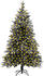 vidaXL Künstlicher Weihnachtsbaum mit Schnee und LEDs 240 cm & PE (3077787)