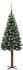 vidaXL Weihnachtsbaum Schlank mit LEDs & Kugeln grün 180 cm (3077816)