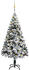 vidaXL Künstlicher Weihnachtsbaum mit LEDs & Kugeln grün 180 cm (3077820)