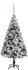 vidaXL Künstlicher Weihnachtsbaum mit LEDs & Kugeln grün 150 cm (3077819)