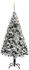 vidaXL Künstlicher Weihnachtsbaum mit LEDs & Kugeln grün 240 cm (3077822)