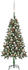 vidaXL Künstlicher Weihnachtsbaum mit LEDs, Kugeln & Zapfen 150 cm (3077847)