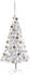vidaXL Künstlicher Weihnachtsbaum mit LEDs & Kugeln silber 150cm (3077609)
