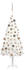 vidaXL Künstlicher Weihnachtsbaum mit LEDs & Kugeln weiß 150 cm (3077633)