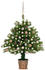 vidaXL Künstlicher Weihnachtsbaum mit LEDs & Kugeln 90 cm grün (3077638)