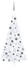vidaXL Künstlicher Halber Weihnachtsbaum mit LEDs & Kugeln weiß 180 cm (3077656)