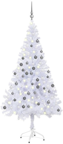 vidaXL Künstlicher Weihnachtsbaum mit LEDs & Kugeln 120 cm 230 Zweige (3077664)