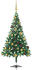 vidaXL Künstlicher Weihnachtsbaum mit LEDs & Schmuck 120 cm 230 Zweige (3077487)