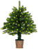 vidaXL Künstlicher Weihnachtsbaum mit LEDs 90 cm grün (3077466)