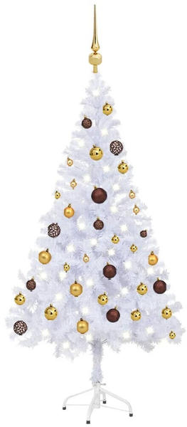 vidaXL Künstlicher Weihnachtsbaum mit LEDs & Schmuck 120 cm 230 Zweige (3077492)