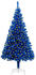vidaXL Künstlicher Weihnachtsbaum mit LEDs & Ständer blau 210 cm (3077424)