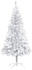 vidaXL Künstlicher Weihnachtsbaum mit LEDs & Ständer silber 120cm (3077436)
