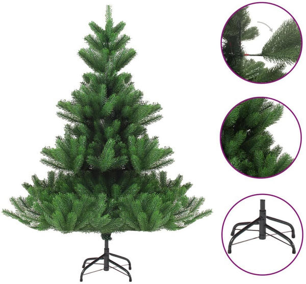 vidaXL Künstlicher Weihnachtsbaum Nordmanntanne grün 120 cm (328428)