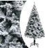 vidaXL Künstlicher Weihnachtsbaum Beschneit grün 120 cm (328481)