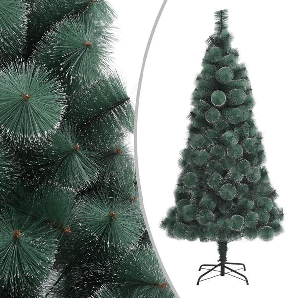 vidaXL Künstlicher Weihnachtsbaum mit Ständer grün 210cm (328485)