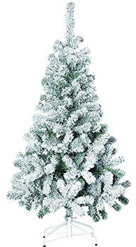 Feeric Lights & Christmas Snowy Artificial Christmas Tree 150cm