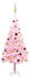 vidaXL Künstlicher Weihnachtsbaum mit LEDs & Schmuck Rosa 120 cm (3077497)