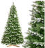FairyTrees künstliche Nordmanntanne edel weiß 220cm (SW10808.2)