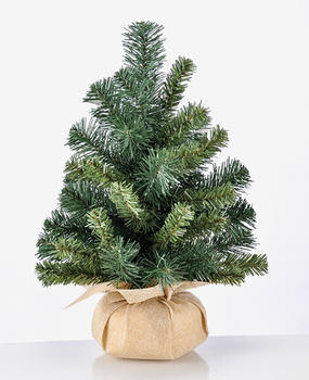 Gravidus künstlicher Weihnachtsbaum + Jutedeko 40cm (g-5131)