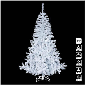 Feeric Lights & Christmas Artificial Christmas Tree with Snow Élégant 150cm White