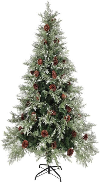vidaXL Christmas Tree With Pine Cones 225cm