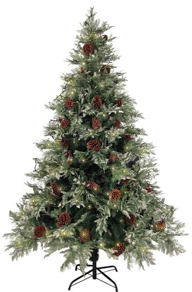 vidaXL Christmas Tree With LED and Pine Cones 150cm