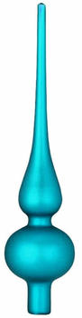Inge-Glas Christbaumspitze 26cm Glas Blau Matt | Deep Blue