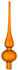 Inge-Glas Christbaumspitze 26cm Glas Orange Matt / Mille Fiori